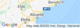 San Juan De Alicante map